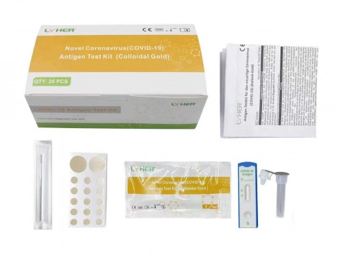 Novel Coronavirus(COVID-19) Antigen Test Kit (Colloidal Gold)