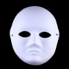 Factory Customized Party Favors White Color Full Face Blank Paper Mask, Handmade Halloween Masquerade Venetian Paper Mask, DIY White Party Paper Mache Masks