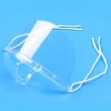 Clear Plastic Transparent Face Mask Multifunctional Transparent Plastic Eye Face Protector for Restaurant / Hotel /Food Processing